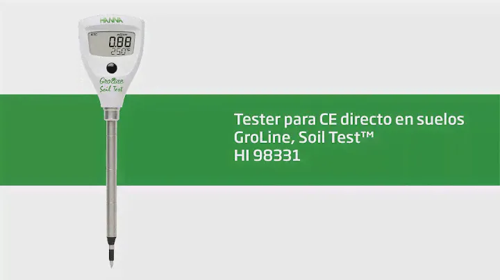 HI98331 Medidor de CE y Temperatura (Directo en suelo)