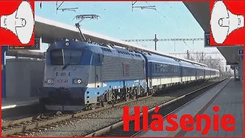 HLÁSENIE o meškaní vlaku EC 272 Metropolitan - Nové Zámky