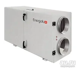 Приточно-вытяжная установка Energolux Riviera-EC HRE 1400 мощность 4,9 кВт с роторным регенератором горизонтального типа. Электрический нагреватель. Низкий уровень шума, встроенная автоматика, пульт, 