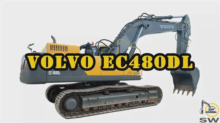 Volvo EC480DL large hydraulic crawler excavator display