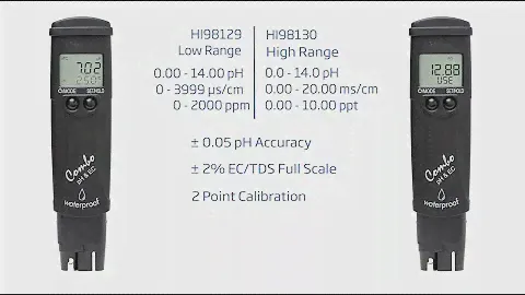 Hanna Lab: Learn How to Set Up and Calibrate the HI98129 pH, EC, TDS Combo Tester