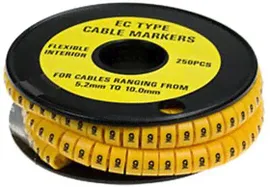 EC-3 "9", маркер для кабеля "9" 250шт