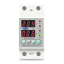 Реле контроля напряжения и тока TOMZN TOVPD1-60-EC