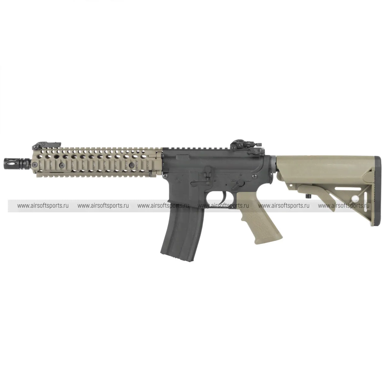 Страйкбольный автомат (East Crane) M4 CQBR SOPMOD Block 2 (DE) 9inch EC-603-9 DEII-0