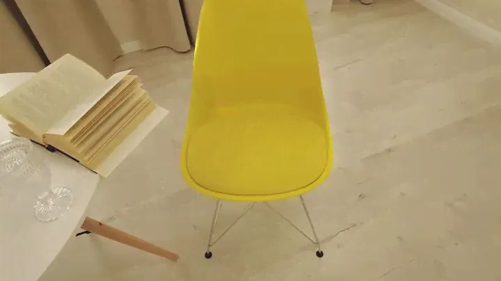 Обзор стула TULIP IRON CHAIR (mod. EC 123) желтый