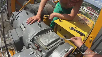 башенный кран fo 23 b , поломка редкостное западло !